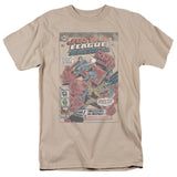 Justice League Cube Creature Mens T Shirt Sand Officially Licensed - POPvault