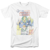 Justice League Justice League 1 Cover Mens T Shirt White Officially Licensed - POPvault