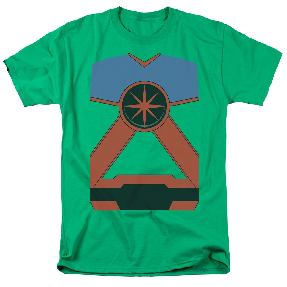 Justice League Martian Mh Mens T Shirt Kelly Green Officially Licensed - POPvault