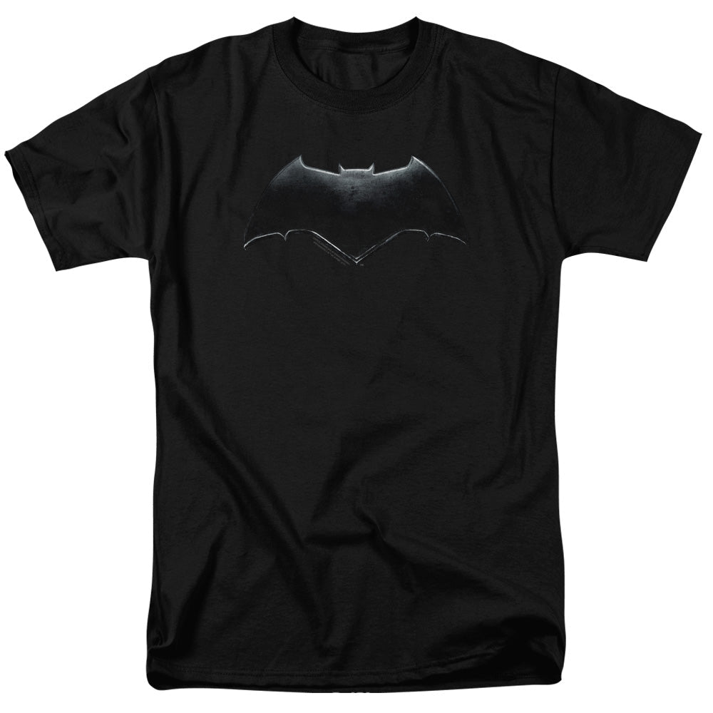 Justice League Movie Batman Logo Mens T Shirt Black Officially Licensed - POPvault