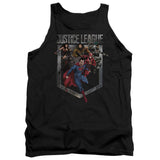 Justice League Movie Charge Mens Tank Top Shirt Black Officially Licensed - POPvault