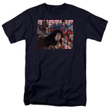 Justice League Movie Rally Mens T Shirt Navy Blue Officially Licensed - POPvault