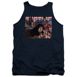 Justice League Movie Rally Mens Tank Top Shirt Navy Blue Officially Licensed - POPvault