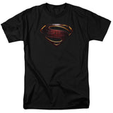 Justice League Movie Superman Logo Mens T Shirt Black Officially Licensed - POPvault