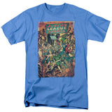 Justice League No 212 Vintage Mens T Shirt Carolina Blue Officially Licensed - POPvault