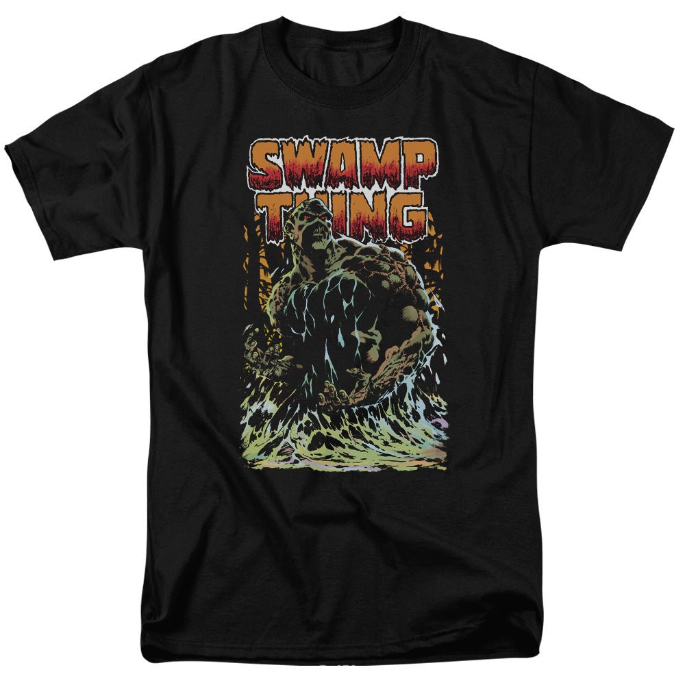 Justice League Swamp Thing Mens T Shirt Black Officially Licensed - POPvault