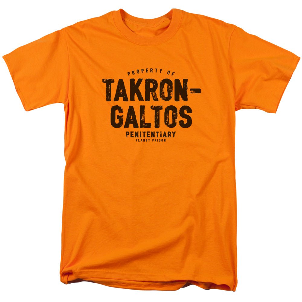 Justice League Takron Galtos Mens T Shirt Orange Officially Licensed - POPvault