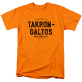Justice League Takron Galtos Mens T Shirt Orange Officially Licensed - POPvault
