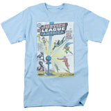 Justice League Vintage Cover 12 Mens T Shirt Light Blue Officially Licensed - POPvault