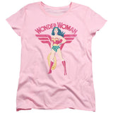 Justice League Ww Sparkle Womens T Shirt Pink Officially Licensed - POPvault