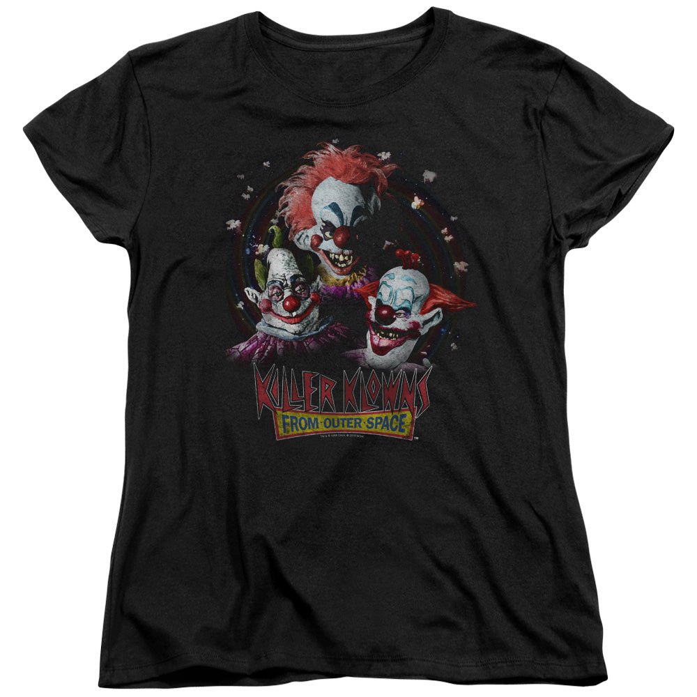 Killer Klowns From Outer Space Killer Klowns Womens T Shirt Black Officially Licensed - POPvault