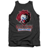 Killer Klowns From Outer Space Rough Clown Mens Tank Top Shirt Charcoal Officially Licensed - POPvault