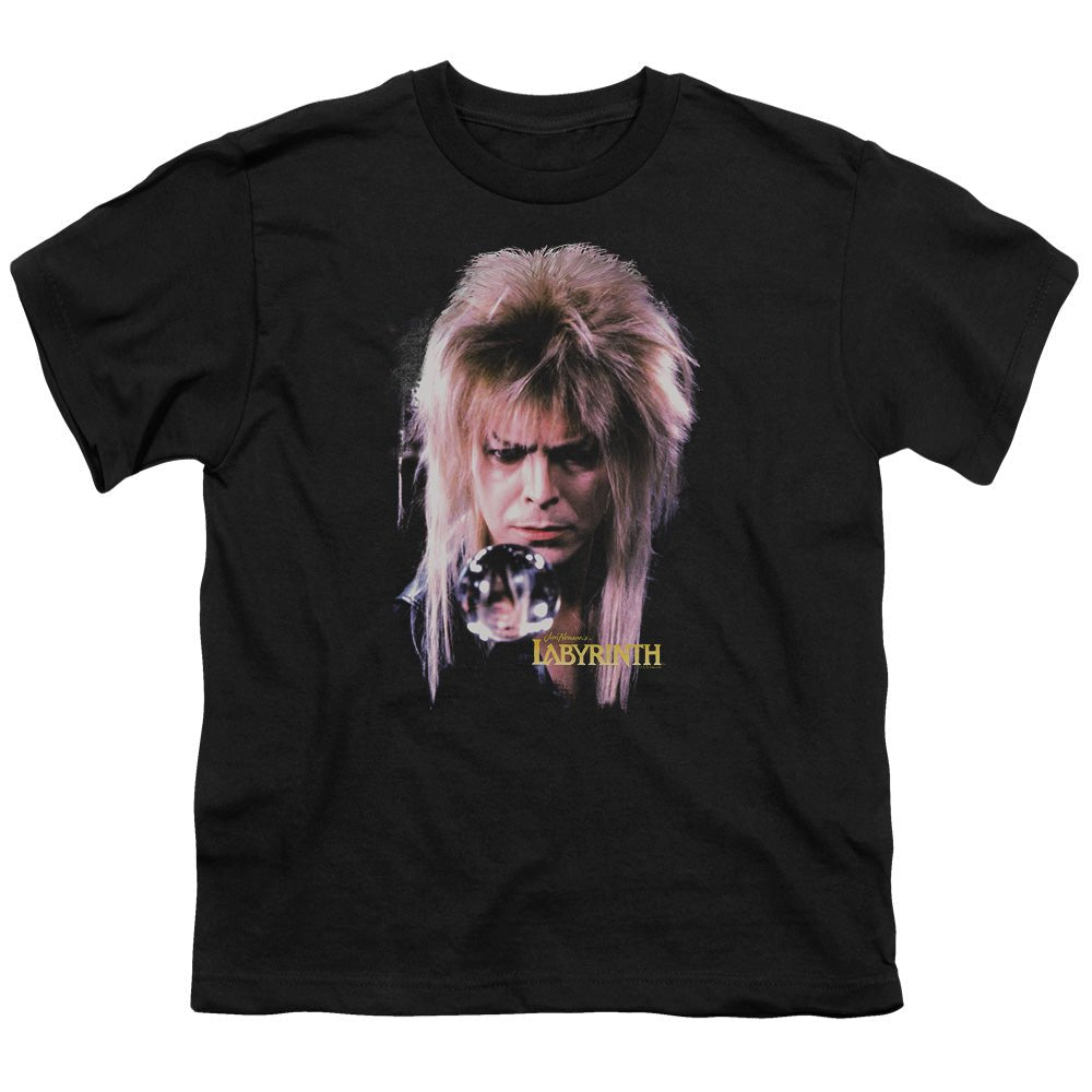 Labyrinth Goblin King Kids Youth T Shirt Black Officially Licensed - POPvault