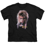 Labyrinth Goblin King Kids Youth T Shirt Black Officially Licensed - POPvault