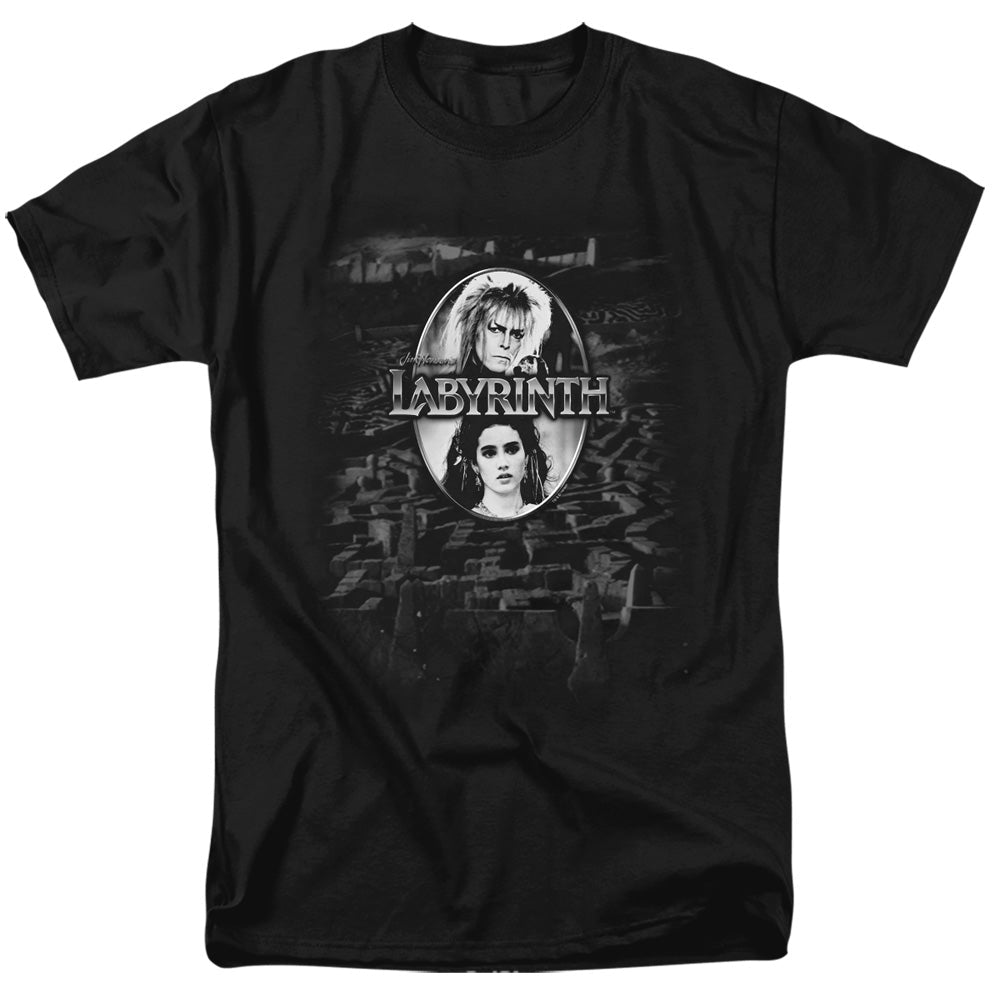 Labyrinth Maze Mens T Shirt Black Officially Licensed - POPvault
