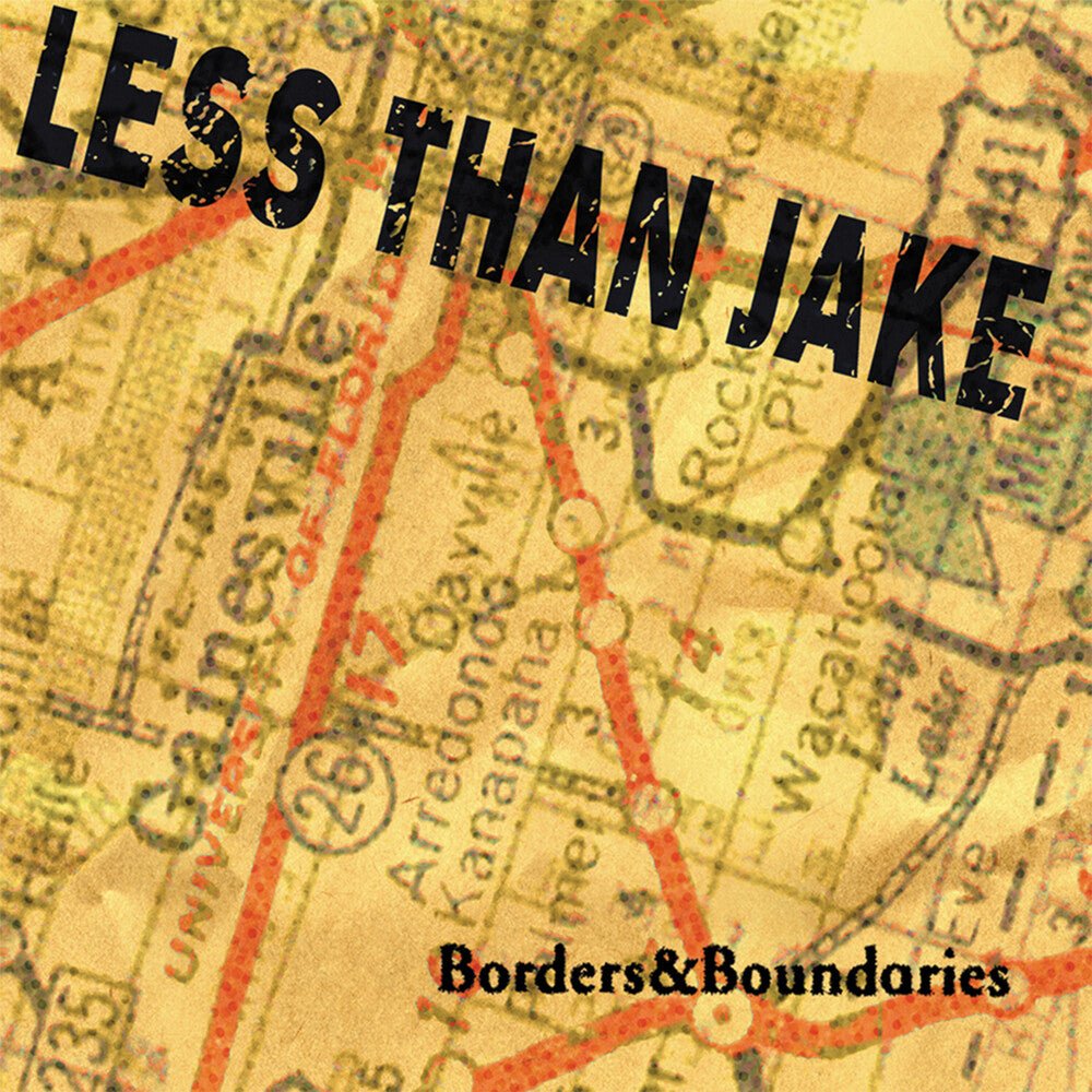 Less Than Jake - Borders & Boundaries - 25th Anniversary [Yellow] Vinyl Record - POPvault
