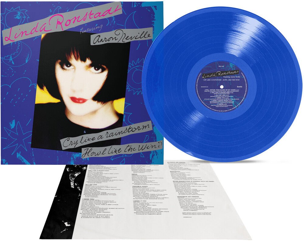 Linda Ronstadt - Cry Like A Rainstorm - Howl Like The Wind (Blue) [LP] Vinyl Record - POPvault