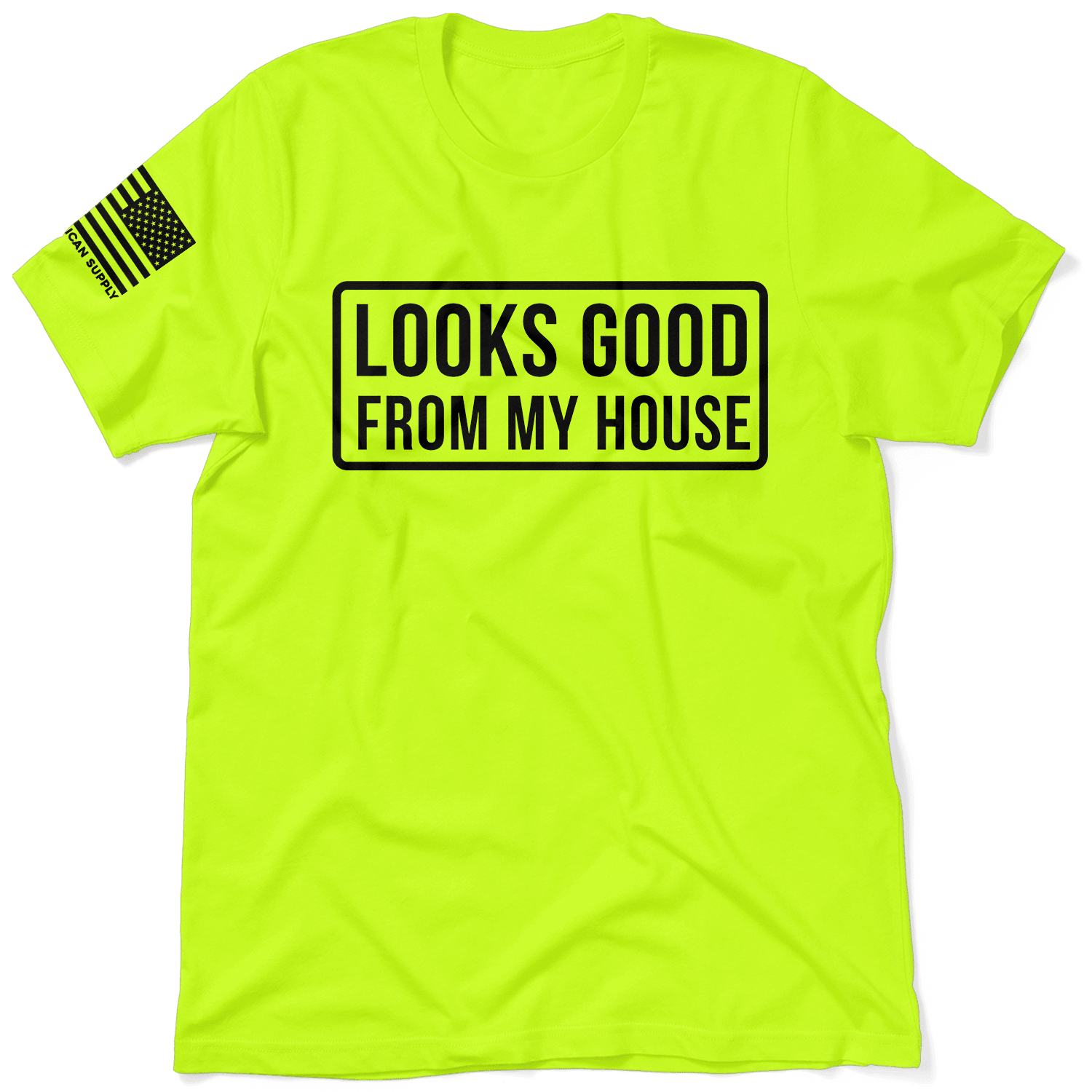 Looks Good - Safety Yellow T-Shirt - POPvault