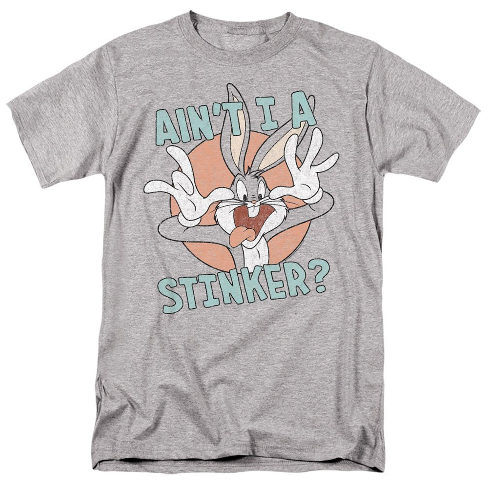 Looney Tunes Aint I A Stinker Mens T Shirt Athletic Heather Officially Licensed - POPvault