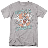 Looney Tunes Aint I A Stinker Mens T Shirt Athletic Heather Officially Licensed - POPvault