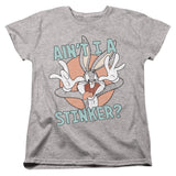 Looney Tunes Aint I a Stinker Womens T Shirt Athletic Heather Officially Licensed - POPvault