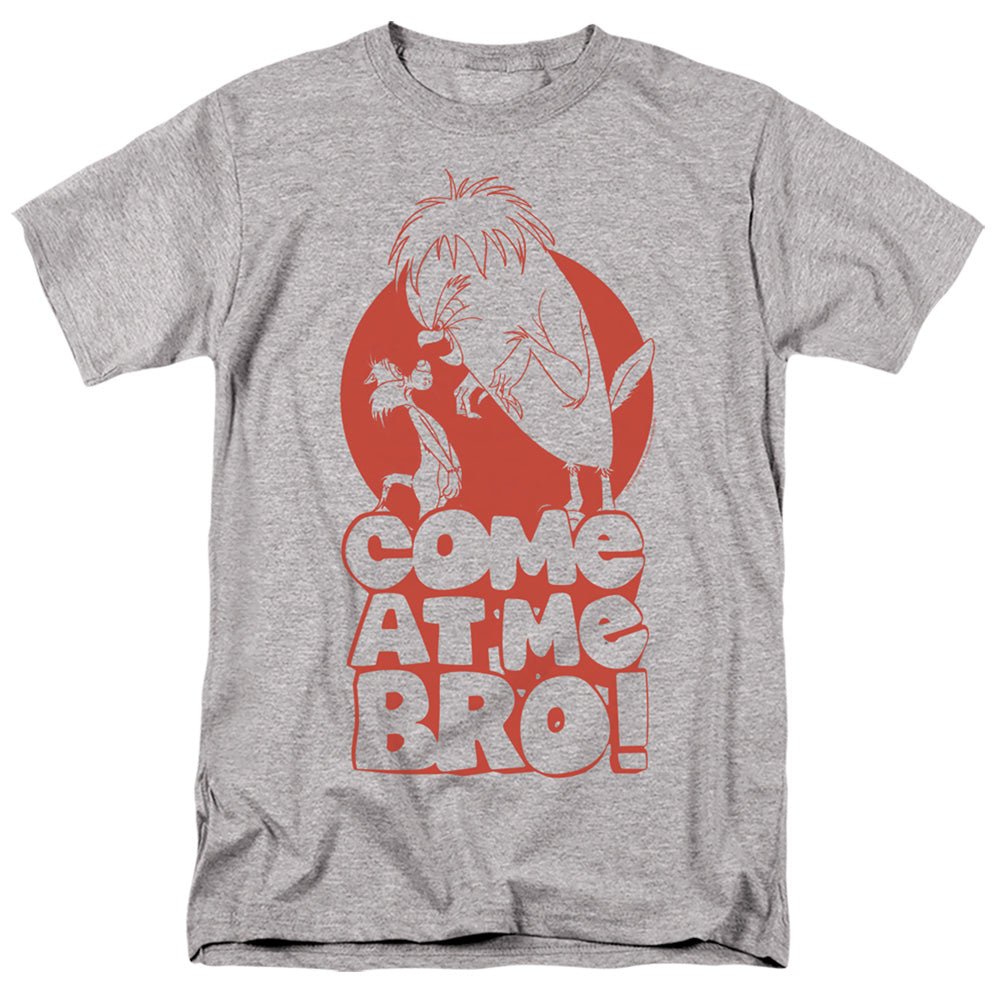 Looney Tunes Come At Me Mens T Shirt Athletic Heather Officially Licensed - POPvault