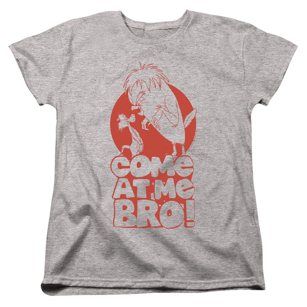 Looney Tunes Come at Me Womens T Shirt Athletic Heather Officially Licensed - POPvault