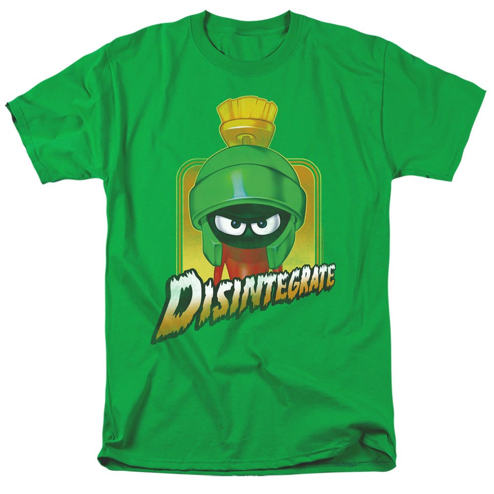 Looney Tunes Disintegrate Mens T Shirt Kelly Green Officially Licensed - POPvault