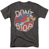 Looney Tunes Dont Stop Mens T Shirt Charcoal Officially Licensed - POPvault