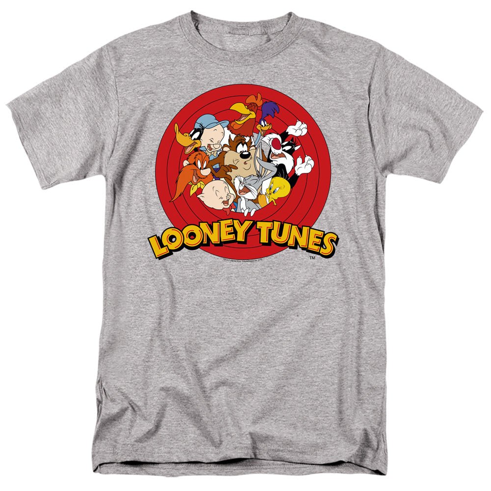 Looney Tunes Group Mens T Shirt Athletic Heather Officially Licensed - POPvault