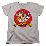 Looney Tunes Group Womens T Shirt Athletic Heather Officially Licensed - POPvault