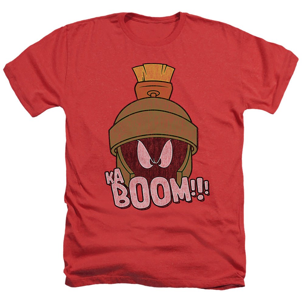 Looney Tunes Kaboom Heather Mens T Shirt Red Officially Licensed - POPvault