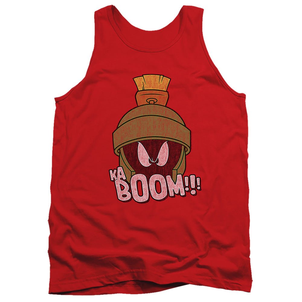 Looney Tunes Kaboom Mens Tank Top Shirt Red Officially Licensed - POPvault