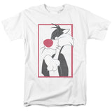 Looney Tunes Sylvester Mens T Shirt White Officially Licensed - POPvault