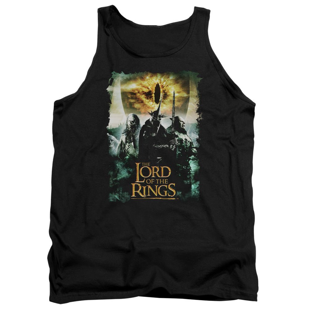 Lord Of The Rings Villain Group Mens Tank Top Shirt Black Officially Licensed - POPvault