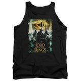 Lord Of The Rings Villain Group Mens Tank Top Shirt Black Officially Licensed - POPvault