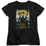 Lord Of The Rings Villain Group Womens T Shirt Black Officially Licensed - POPvault