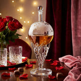 Love Crystal Wine Or Whiskey 500 ml Decanter - POPvault