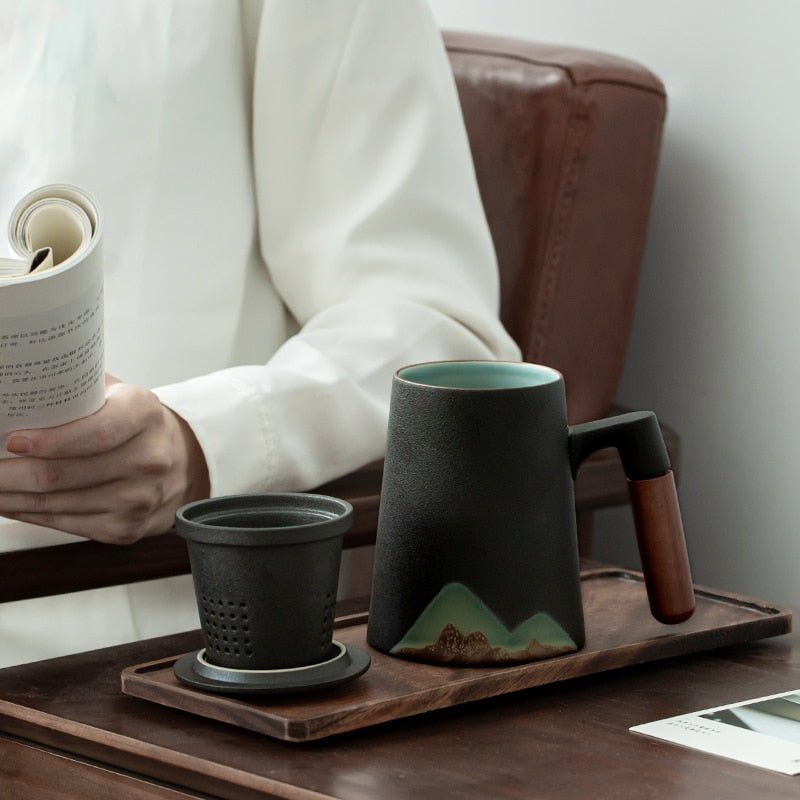 LUWU Mountain Ceramic Tea Mug - POPvault