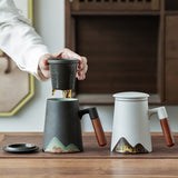 LUWU Mountain Ceramic Tea Mug - POPvault