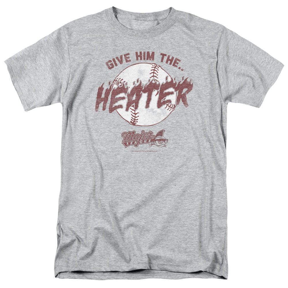 Major League The Heater Mens T Shirt Athletic Heather Officially Licensed - POPvault