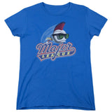 Major League Title Womens T Shirt Royal Blue Officially Licensed - POPvault