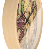 Masters of Art Alphonse Mucha Job Premium Wall Clock - POPvault