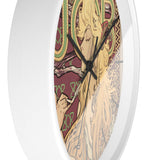 Masters of Art Alphonse Mucha Job Premium Wall Clock - POPvault