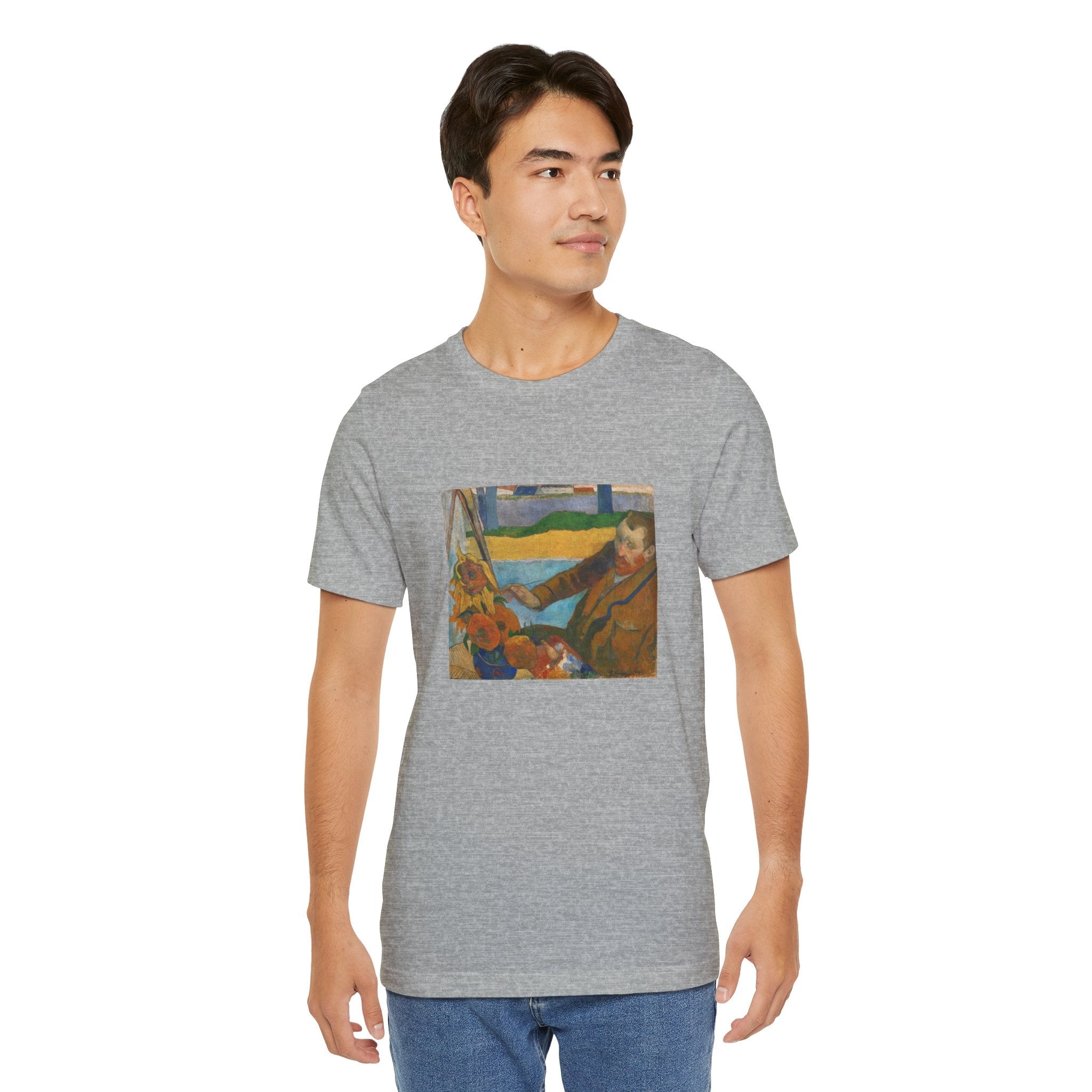 Masters of Art aul Gauguin's The Painter of Sunflowers Unisex Jersey Short Sleeve T-Shirt - POPvault