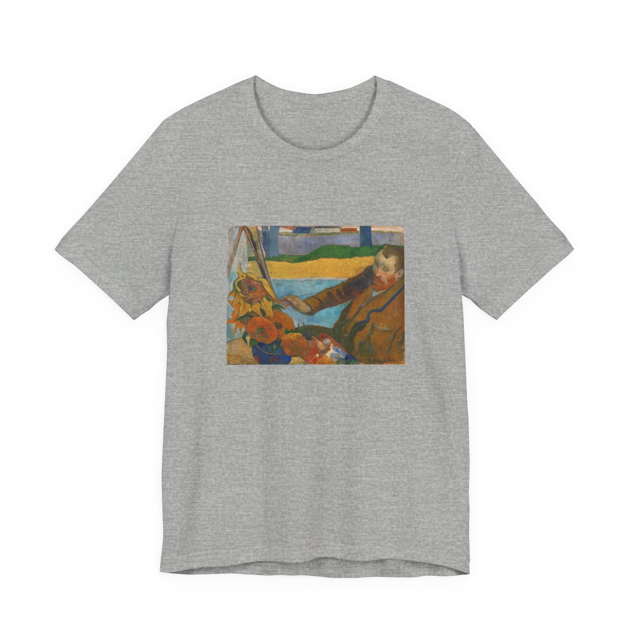 Masters of Art aul Gauguin's The Painter of Sunflowers Unisex Jersey Short Sleeve T-Shirt - POPvault