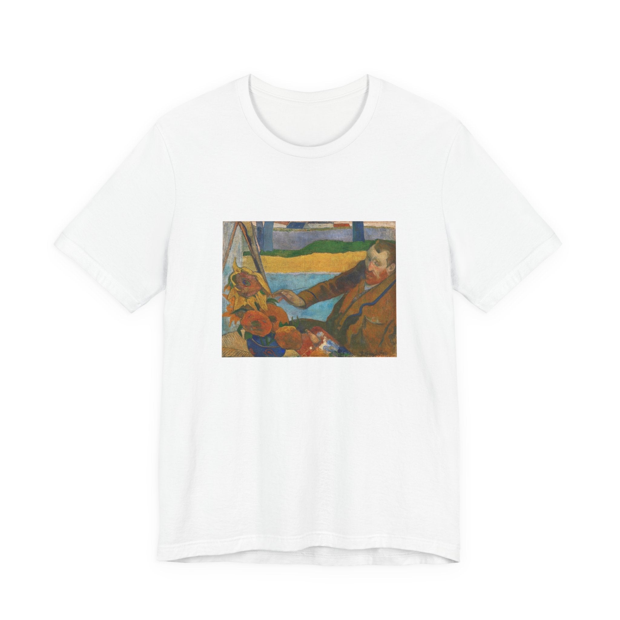 Masters of Art aul Gauguin's The Painter of Sunflowers Unisex Jersey Short Sleeve T-Shirt - POPvault