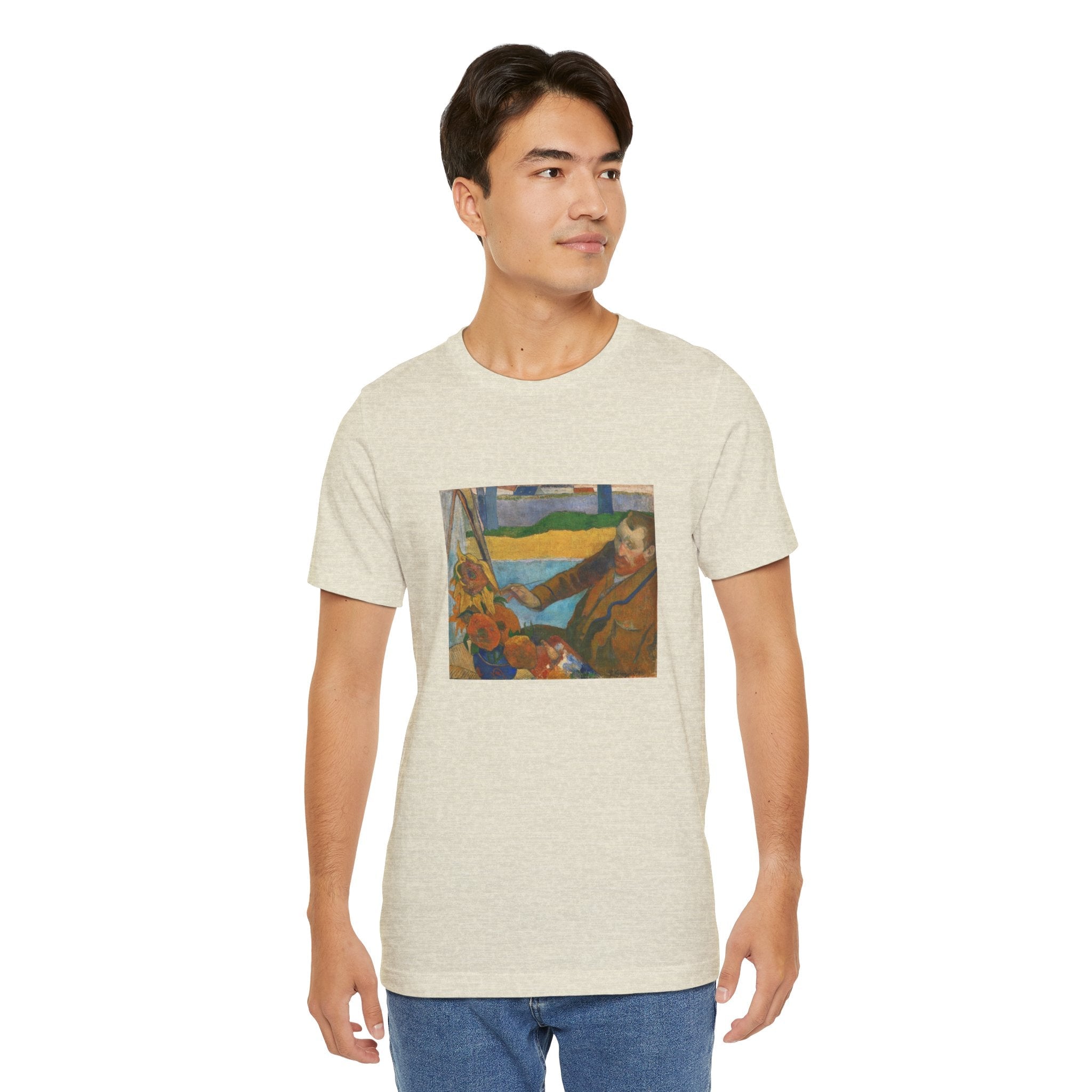 Masters of Art aul Gauguin's The Painter of Sunflowers Unisex Jersey Short Sleeve T-Shirt - POPvault
