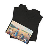 Masters of Art Camille Pissarro The Gleaners Unisex Jersey Short Sleeve T-Shirt - POPvault