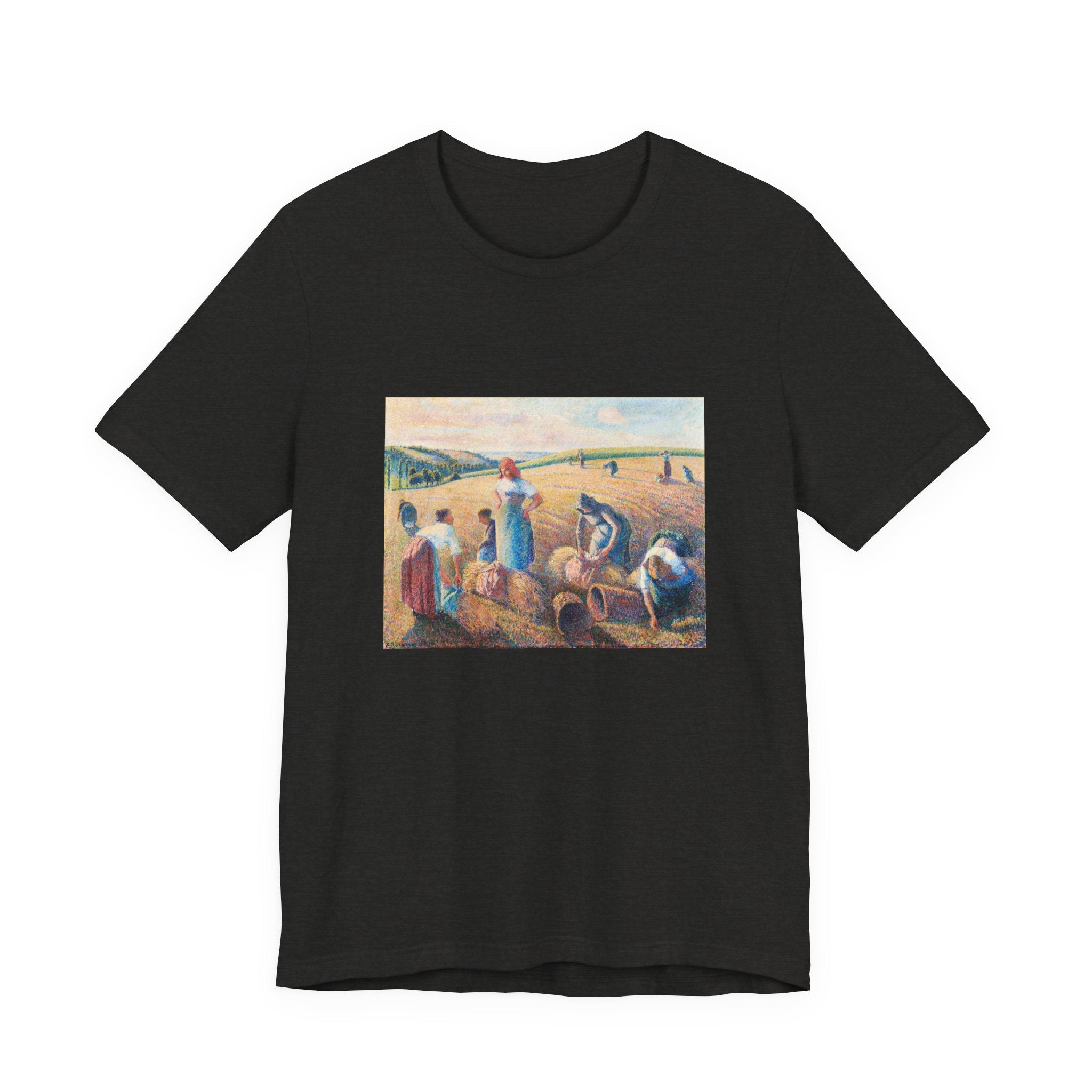 Masters of Art Camille Pissarro The Gleaners Unisex Jersey Short Sleeve T-Shirt - POPvault